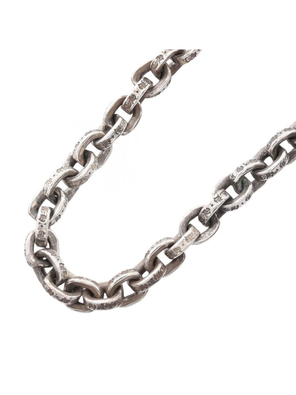 Chrome Hearts Necklace Paper Chain 18 925 Sterling Silver